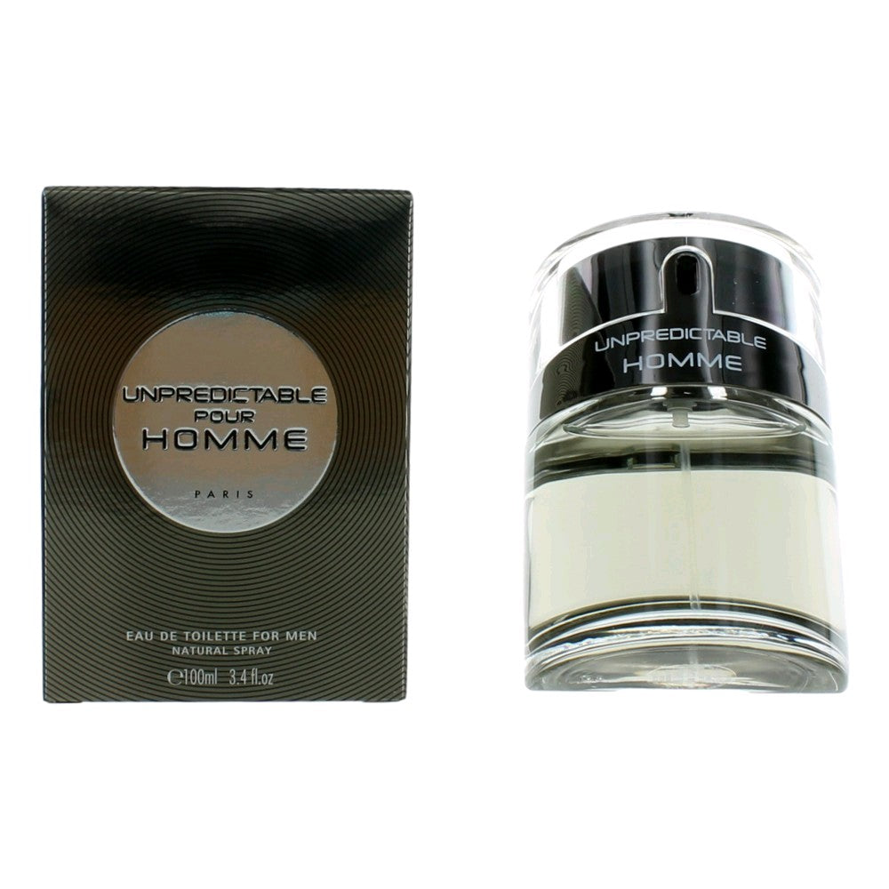 Unpredictable Pour Homme by Glenn Perri, 3.4 oz Eau De Toilette Spray for Men