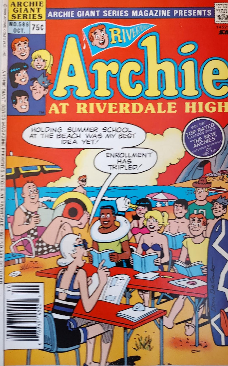 Archie Giant Series Magazine #586 Cover Photo