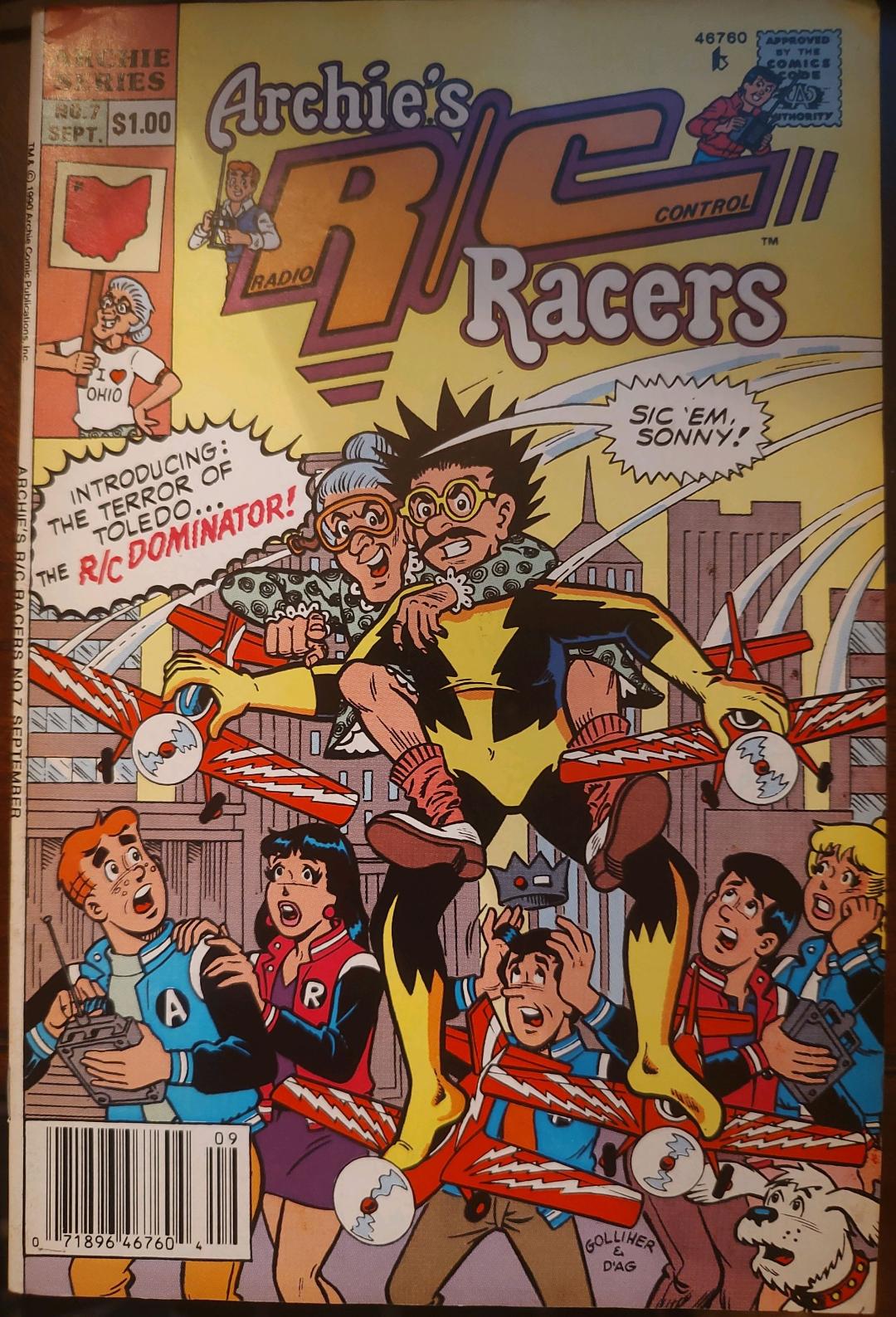 Archie R/C Racers #7 Comic Book Cover