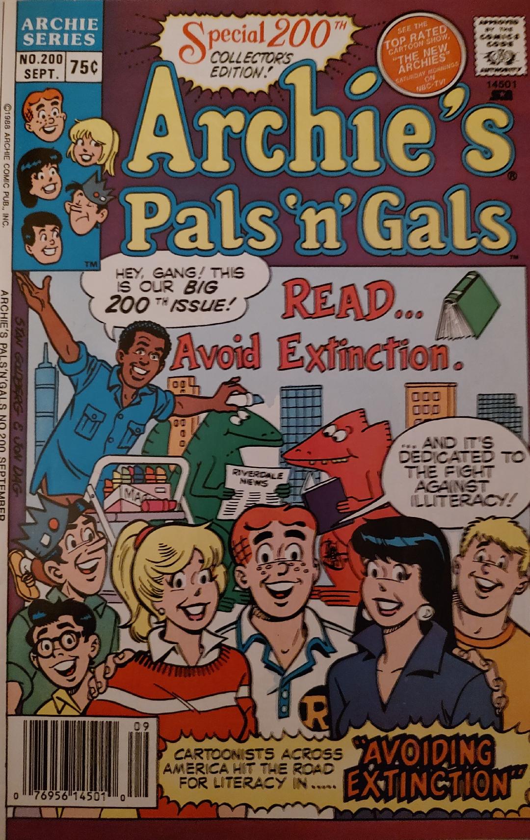 Archies Pals n Gals #200 Comic Book Cover