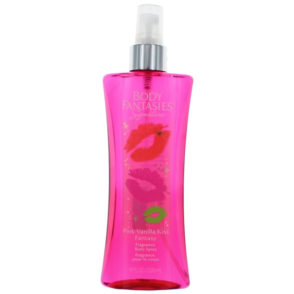 Pink Vanilla Kiss Fantasy by Body Fantasies, 8 oz. Fragrance Body Spray for Women