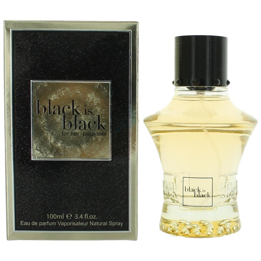 Black is Black for Her by NuParfums, 3.4 oz. Eau De Parfum Spray for Women