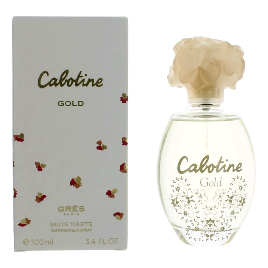 Cabotine Gold by Parfums Gres, 3.4 oz Eau De Toilette Spray for Women 