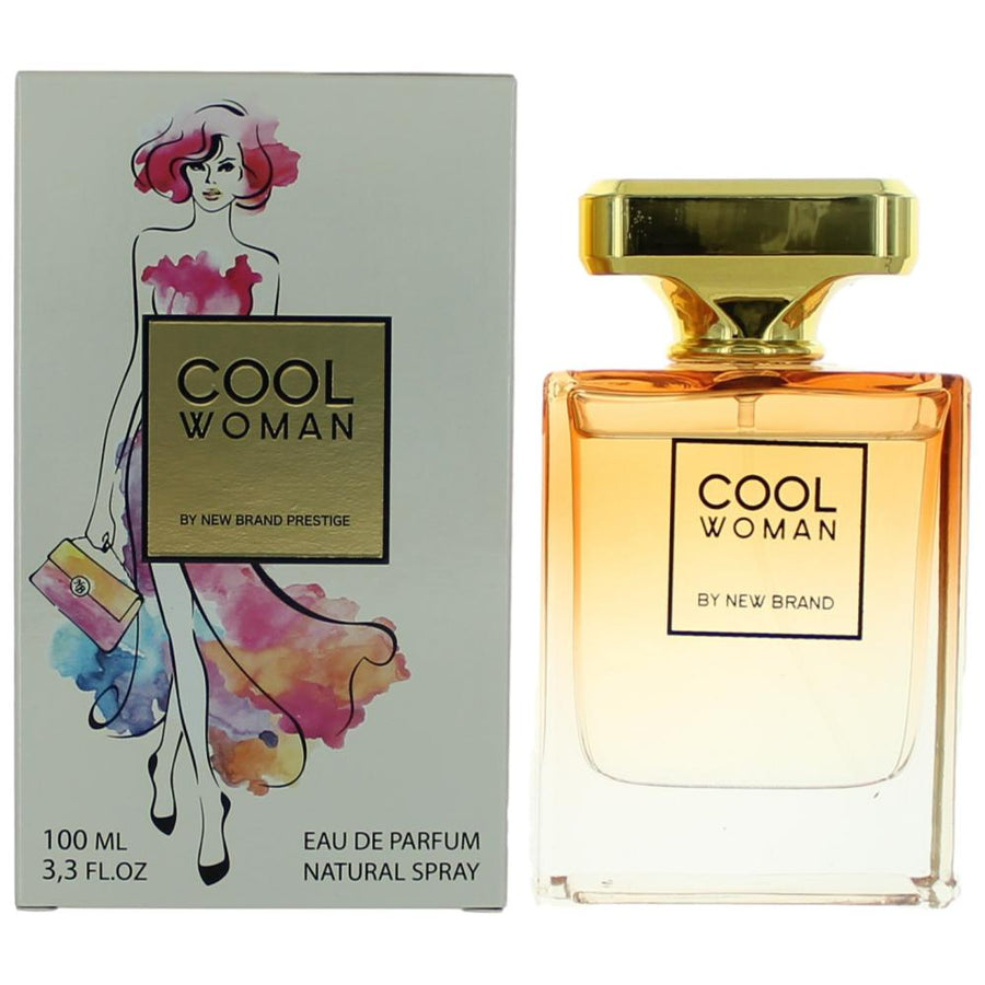 Cool Woman by New Brand, 3.3 oz. Eau De Parfum Spray for Women