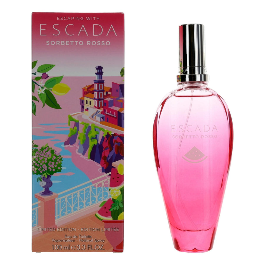 Escada Sorbetto Rosso by Escada, 3.3 oz. Eau de Toilette Spray for Women Limited Edition