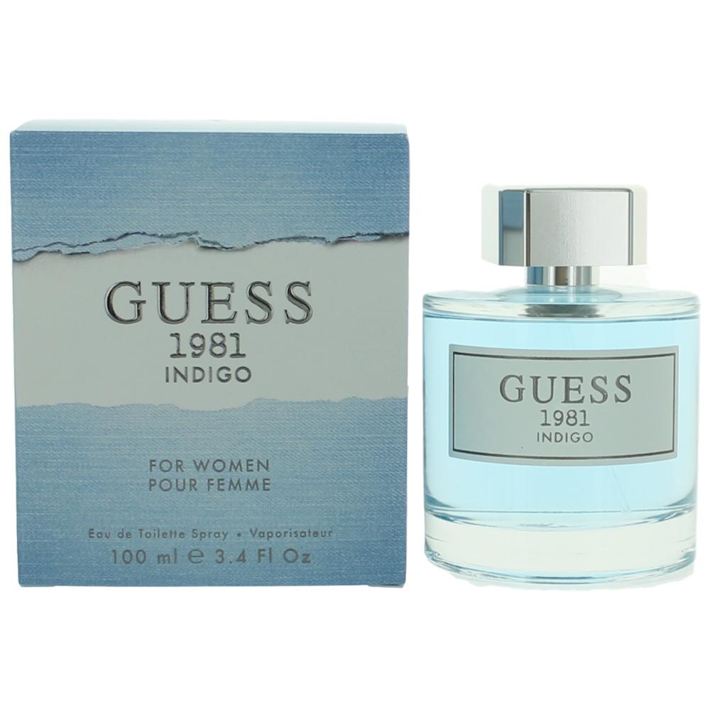 Guess 1981 Indigo by Guess, 3.4 oz. Eau De Toilette Spray for Women