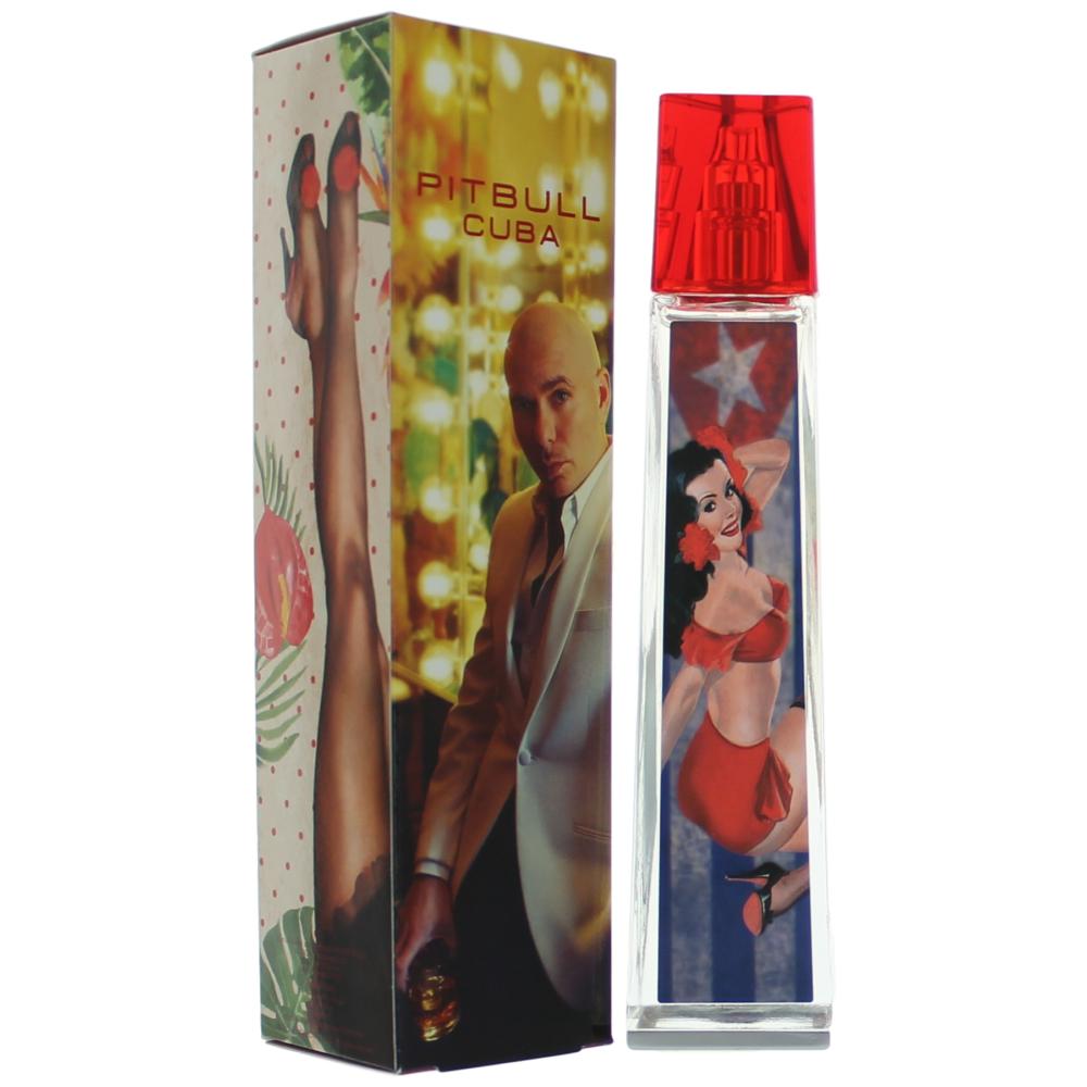 Pitbull Cuba Woman by Pitbull, 3.4 oz. Eau De Parfum Spray for Women 