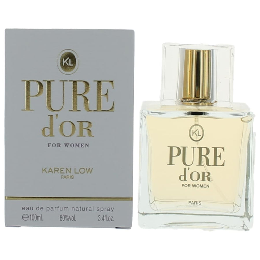 Pure D'or by Karen Low, 3.4 oz. Eau De Parfum Spray for Women