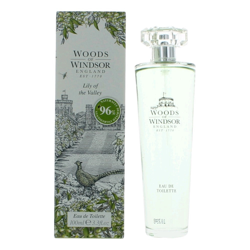 Woods of Windsor Lily of The Valley by Woods of Windsor, 3.3 oz. Eau De Toilette Spray for Women