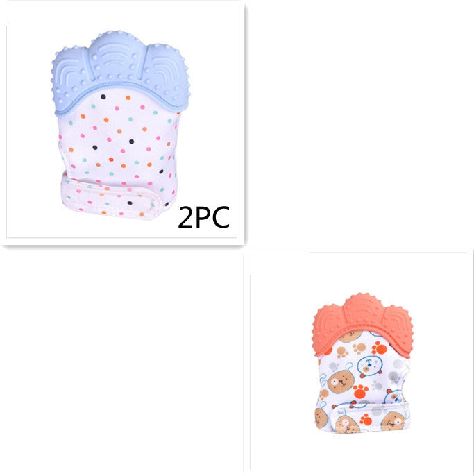 Baby Teething Gloves – Silicone Molar Mitten for Soothing Gums