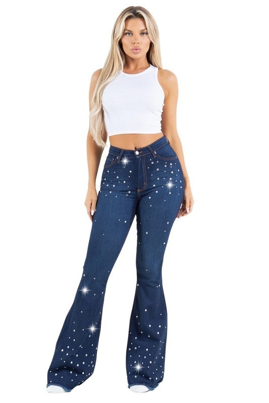 Vegas Glam Bell Bottom Inseam 30