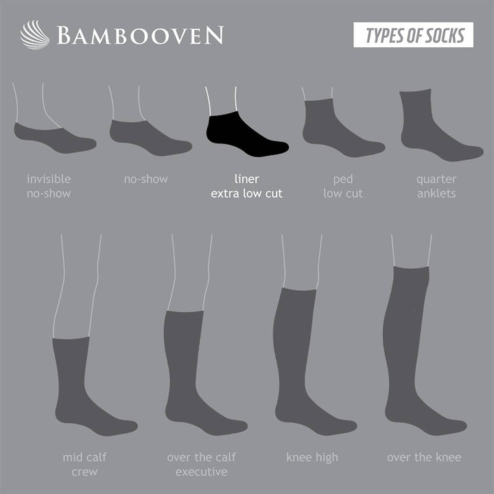 Women’s Bamboo Ankle Socks 12-Pack - 554 Types of Socks.