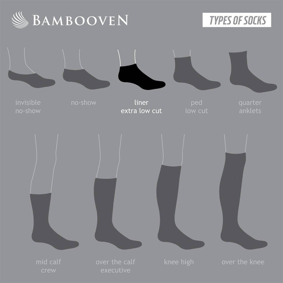Women’s Bamboo Ankle Socks 6-Pack - 582 Types of Socks.