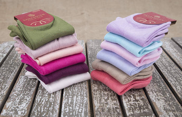 Women’s Bamboo Ankle Socks 6-Pack - 582