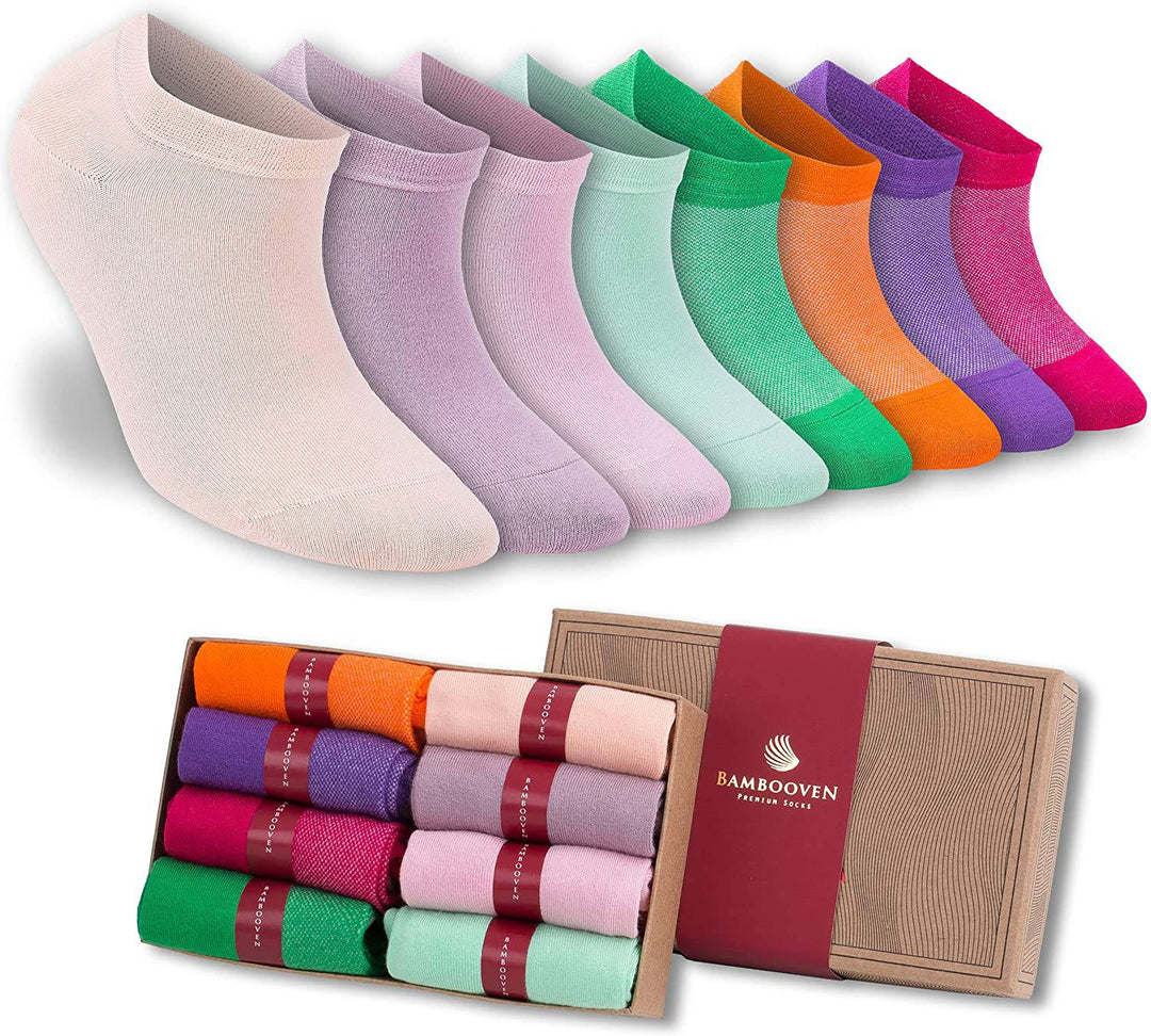Women’s Bamboo Ankle Socks 8-Pack - 620