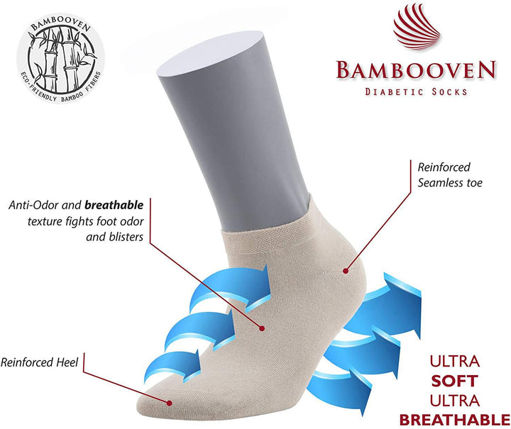 Women’s Bamboo Ankle Socks 6-Pack - 581 Description.