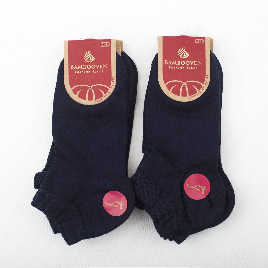 Men's and Women's Bamboo Ankle Socks 6-Pack