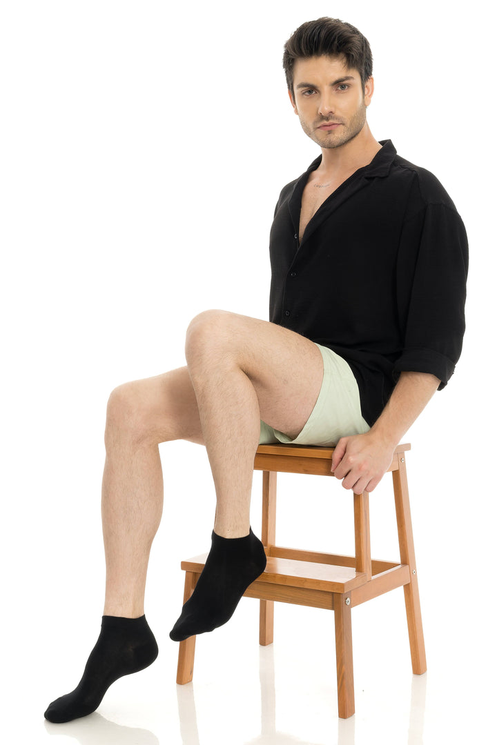 Men's and Women's Bamboo Ankle Socks 6-Pack