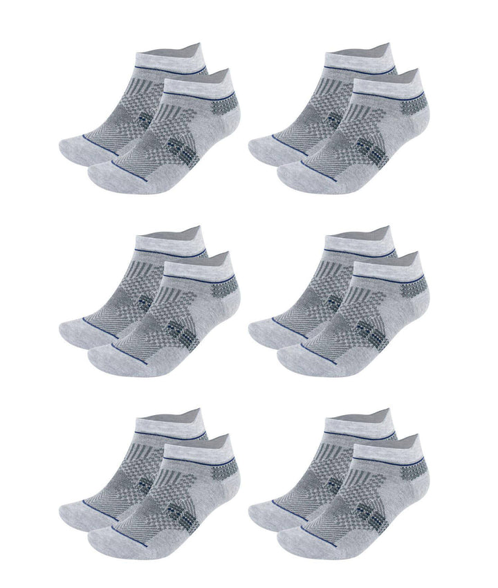 Men's and Women's Bamboo Ankle Socks 6-Pack