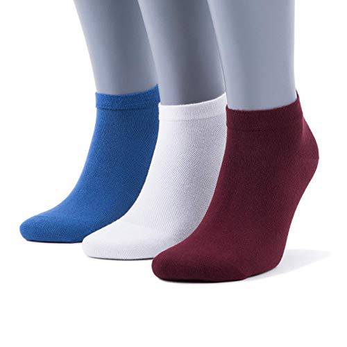 Men's and Women's Bamboo Ankle Socks 6-Pack