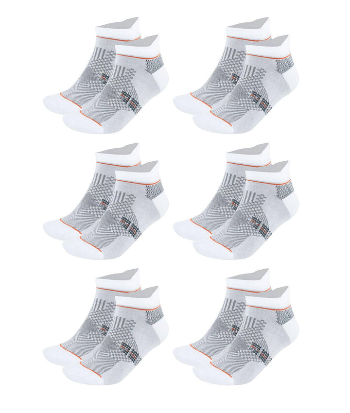 Men's and Women's Bamboo Ankle Socks 6-Pack