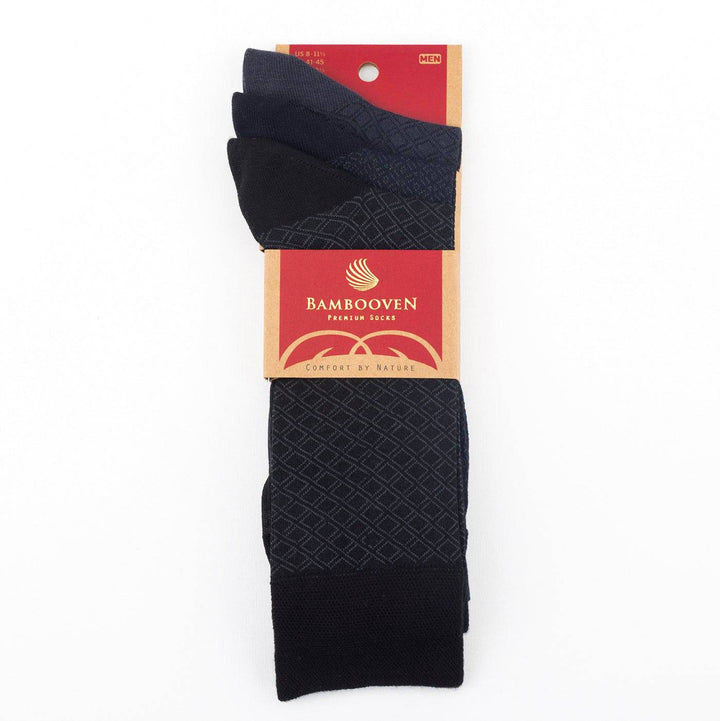 Men’s Bamboo Lightweight Dress and Trouser Socks 3-Pack - 509