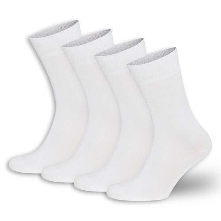 Men’s and Women’s Bamboo Diabetic Crew Socks 4-Pack