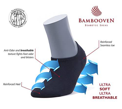 Men’s Bamboo No Show Socks 3-Pack - 443 Description.