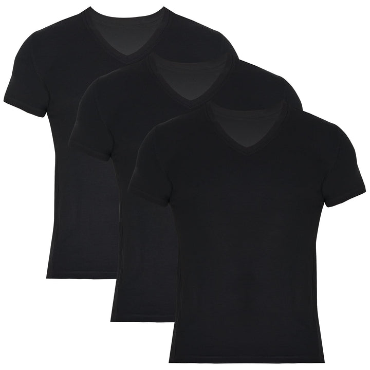 Men's Bamboo V-Neck Undershirt (3 Pack)