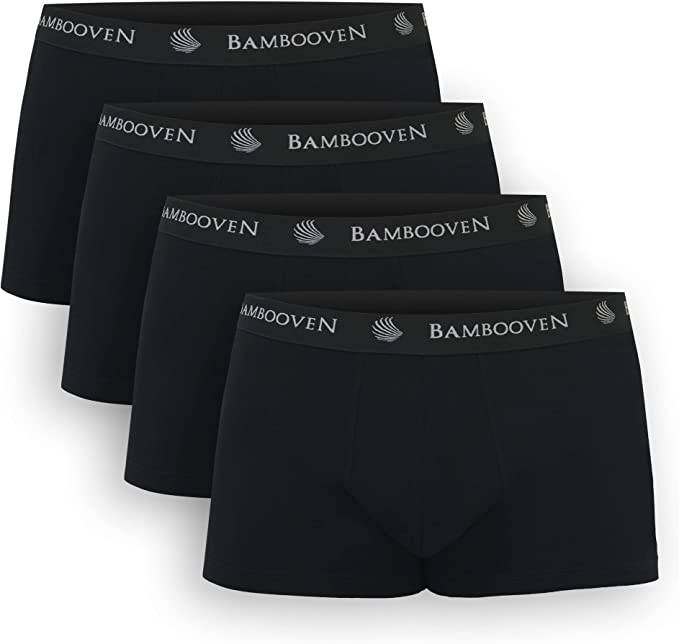 Men’s Bamboo Trunks with Pouch 4-Pack
