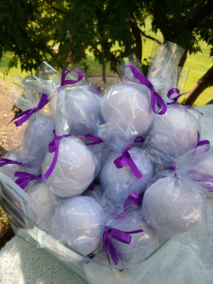 3 Bath Bombs 5 oz. Each (Lavender) Bath Fizzies