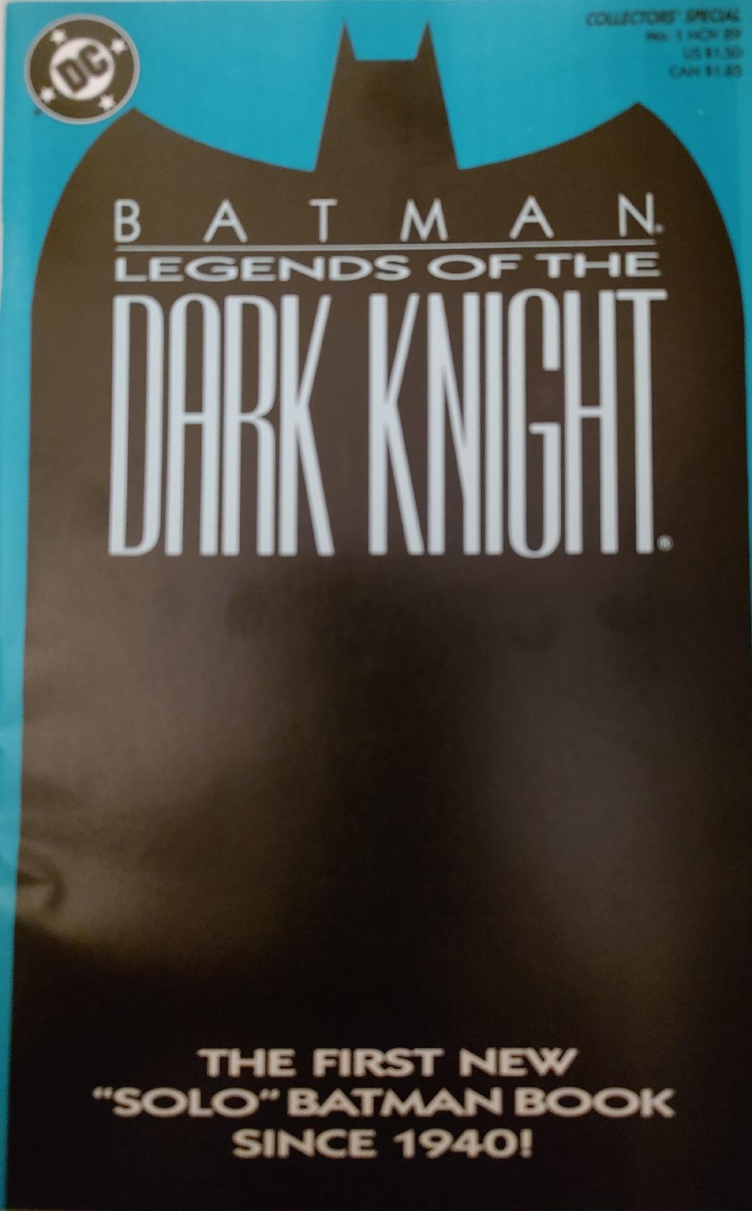 Batman Legends of the Dark Knight #1d Variant Blue Comic Book Cover