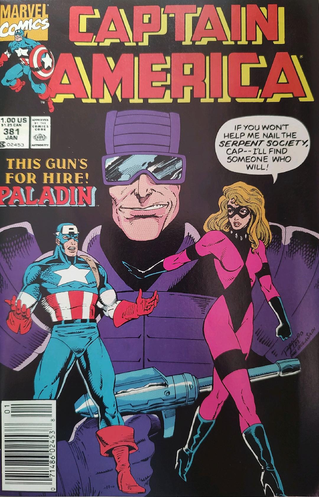 Captain America #381 Comic Book Cover