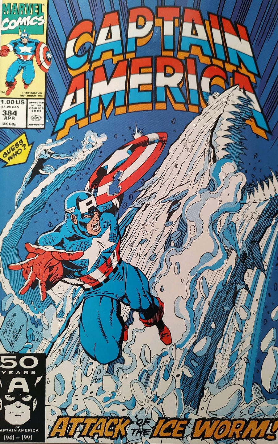 Captain America #384 Comic Book Cover