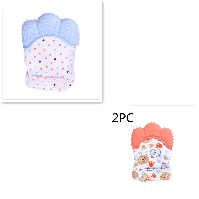 Baby Teething Gloves – Silicone Molar Mitten for Soothing Gums