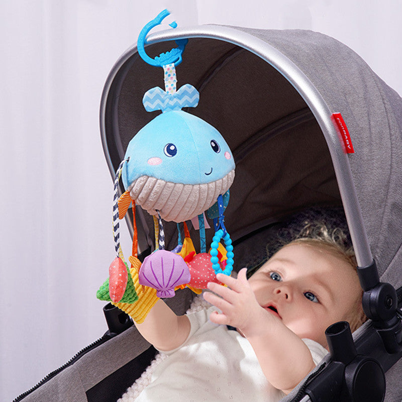 Baby Hanging Toy – Soft Fabric Crib and Stroller Activity Toy
