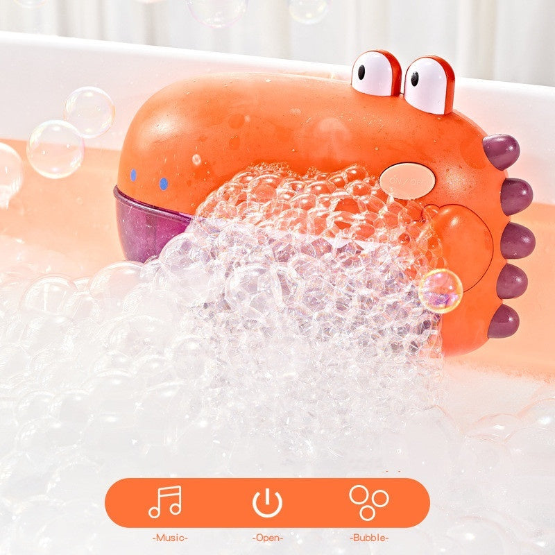 Baby Bath Bubble Machine – Musical Dinosaur Toy with Automatic Bubbles