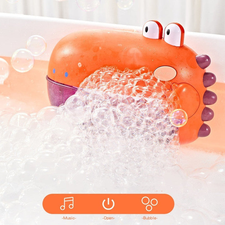 Baby Bath Bubble Machine – Musical Dinosaur Toy with Automatic Bubbles