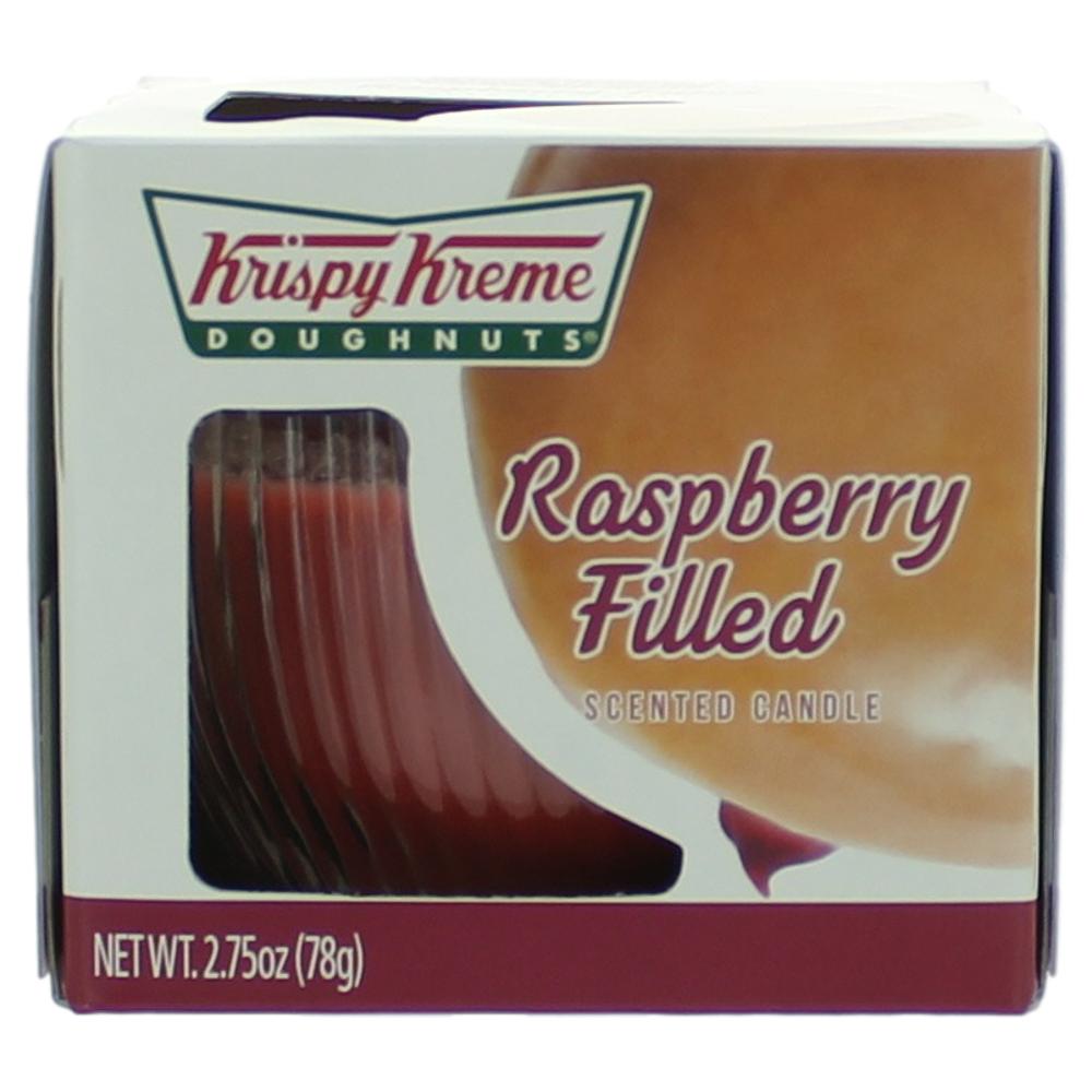 Krispy Kreme Scented Candle 2.75 oz. Jar - Raspberry Filled