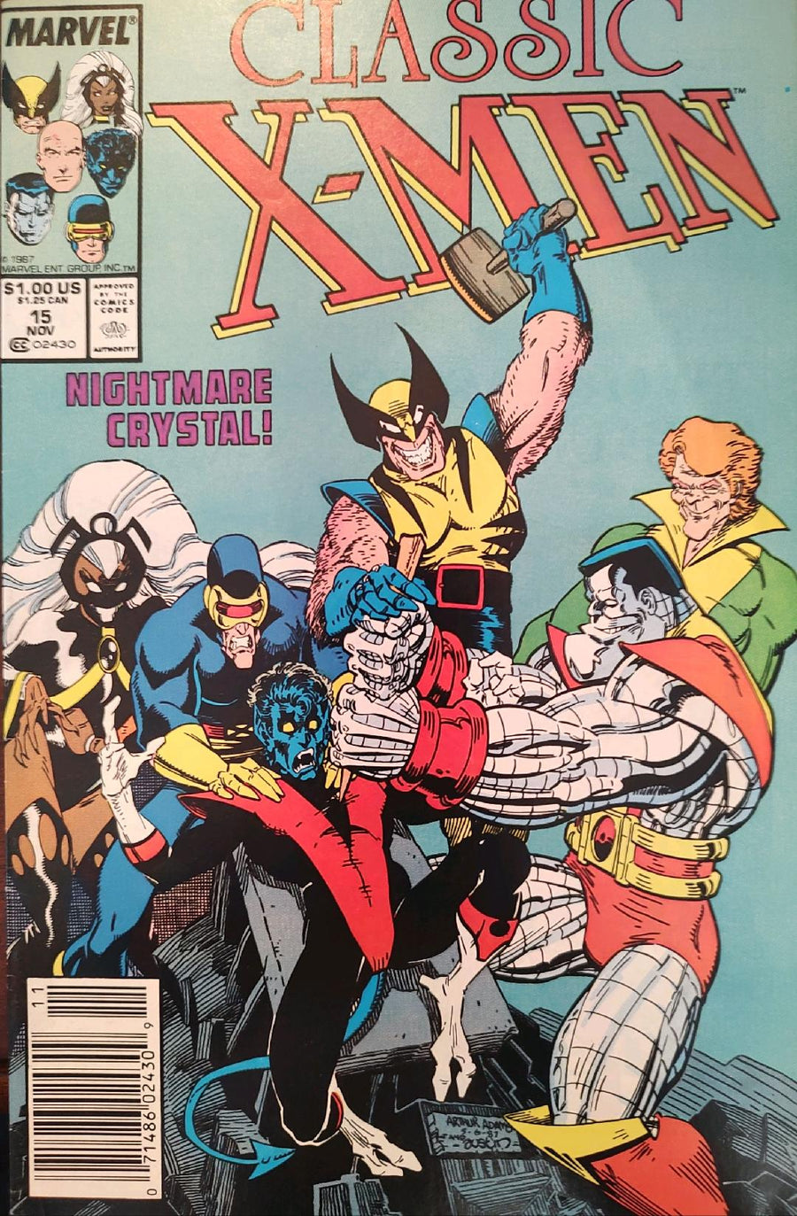 Classic X-Men #15 Comic Book Cover