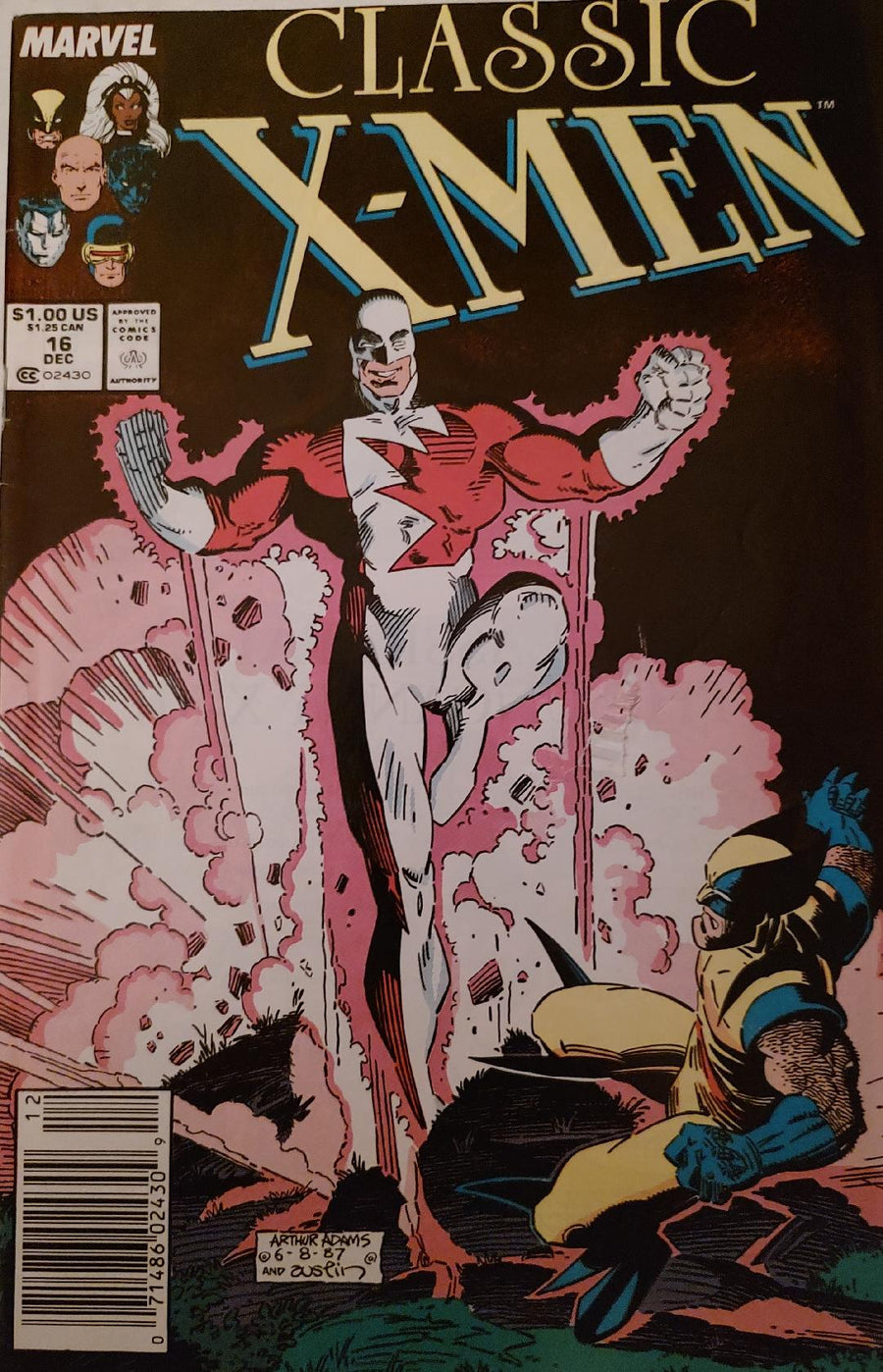 Classic X-Men #16 Comic Book Cover