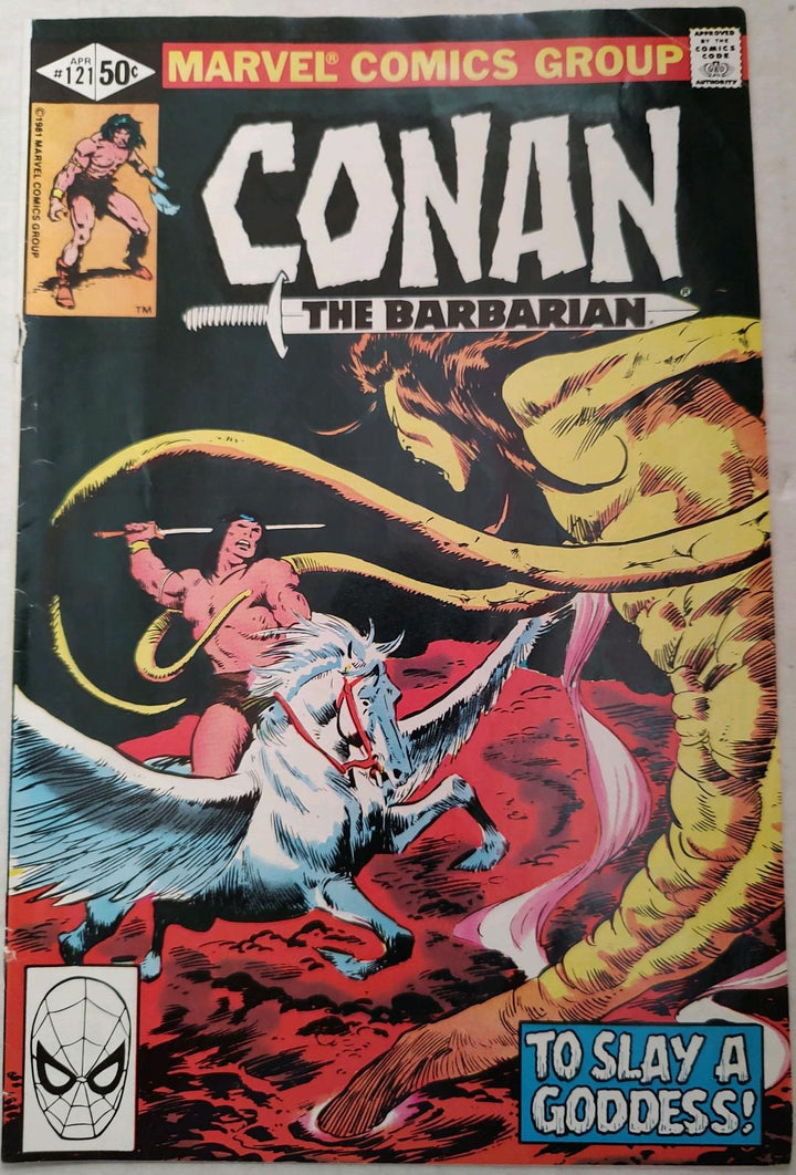 Conan the Barbarian #121 Comic Book Cover