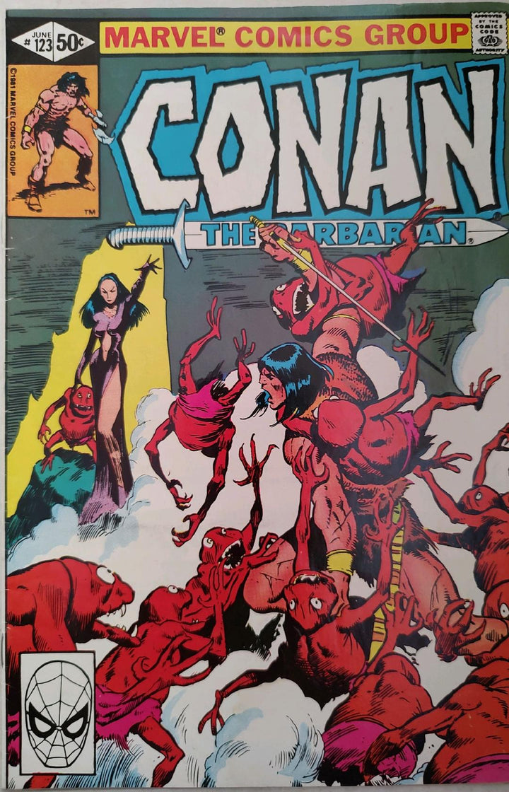 Conan the Barbarian #123 Comic Book Cover