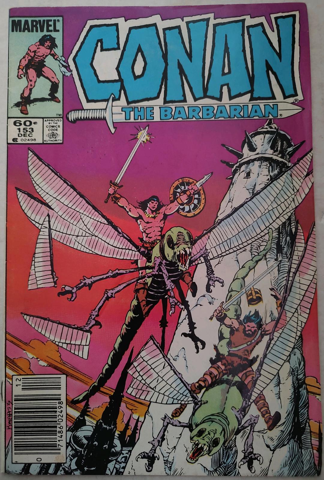 Conan the Barbarian #153 Comic Book Cover