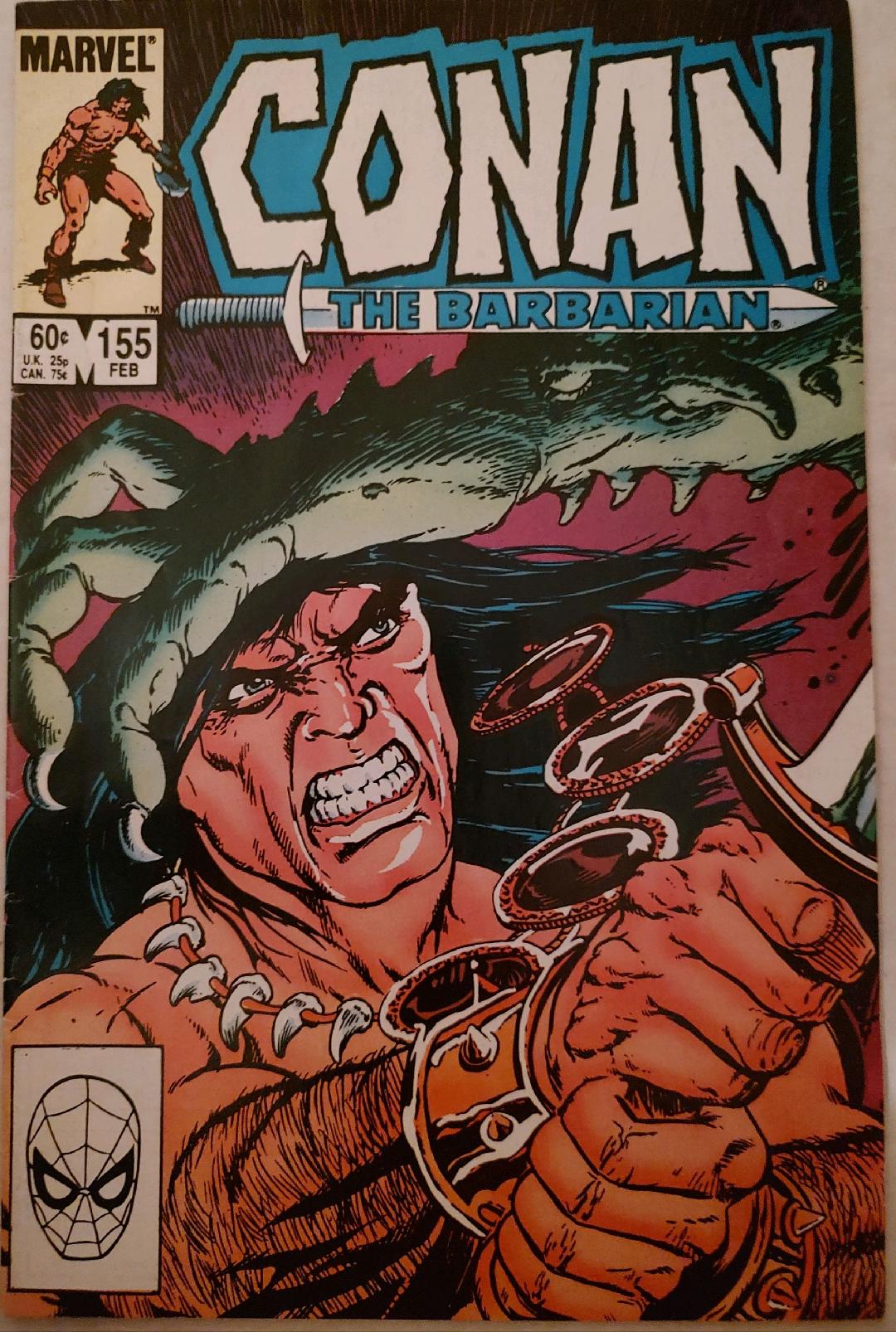 Conan the Barbarian #155 Comic Book Cover