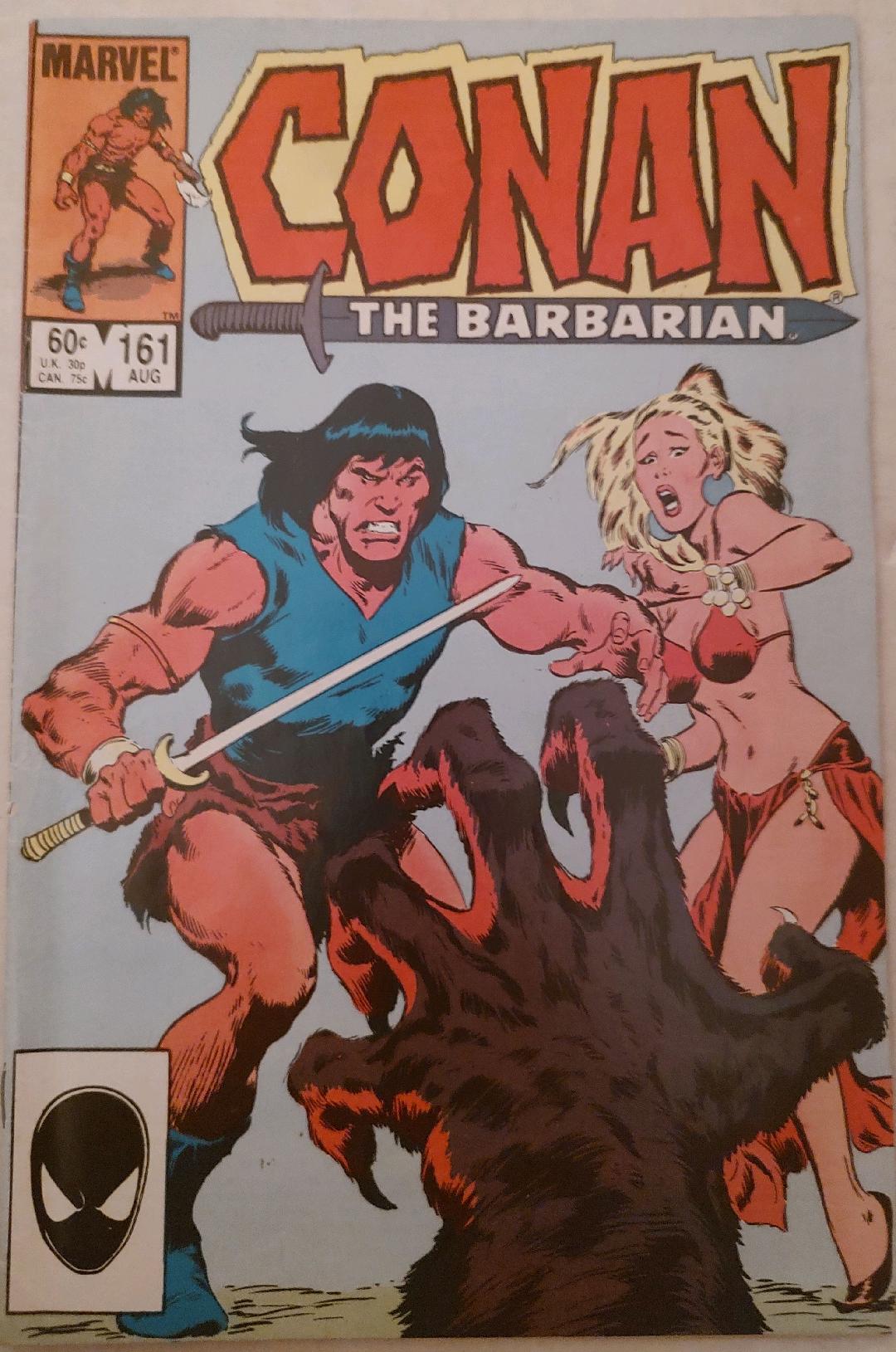 Conan the Barbarian #161 Comic Book Cover