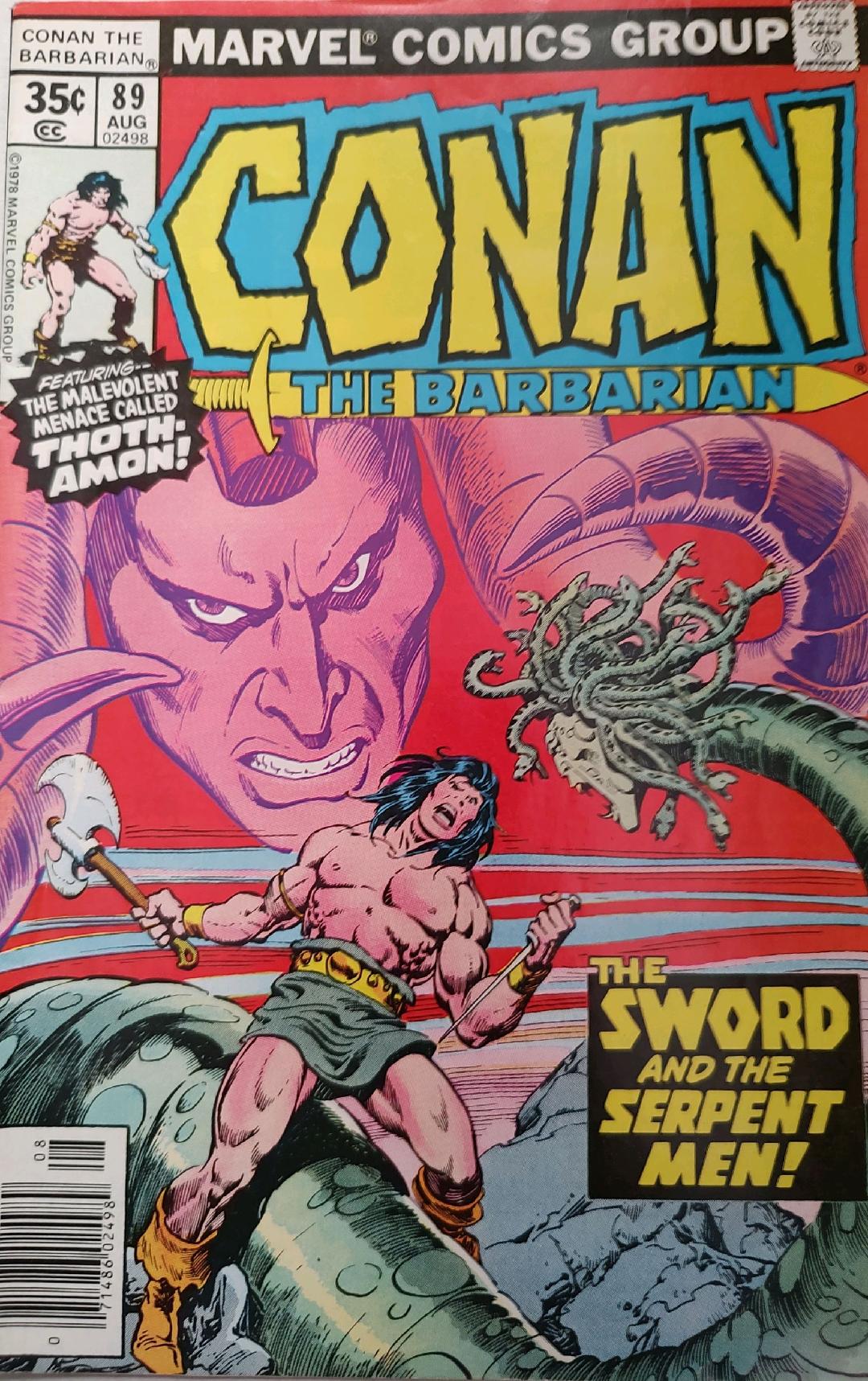 Conan the Barbarian #89 Comic Book Cover