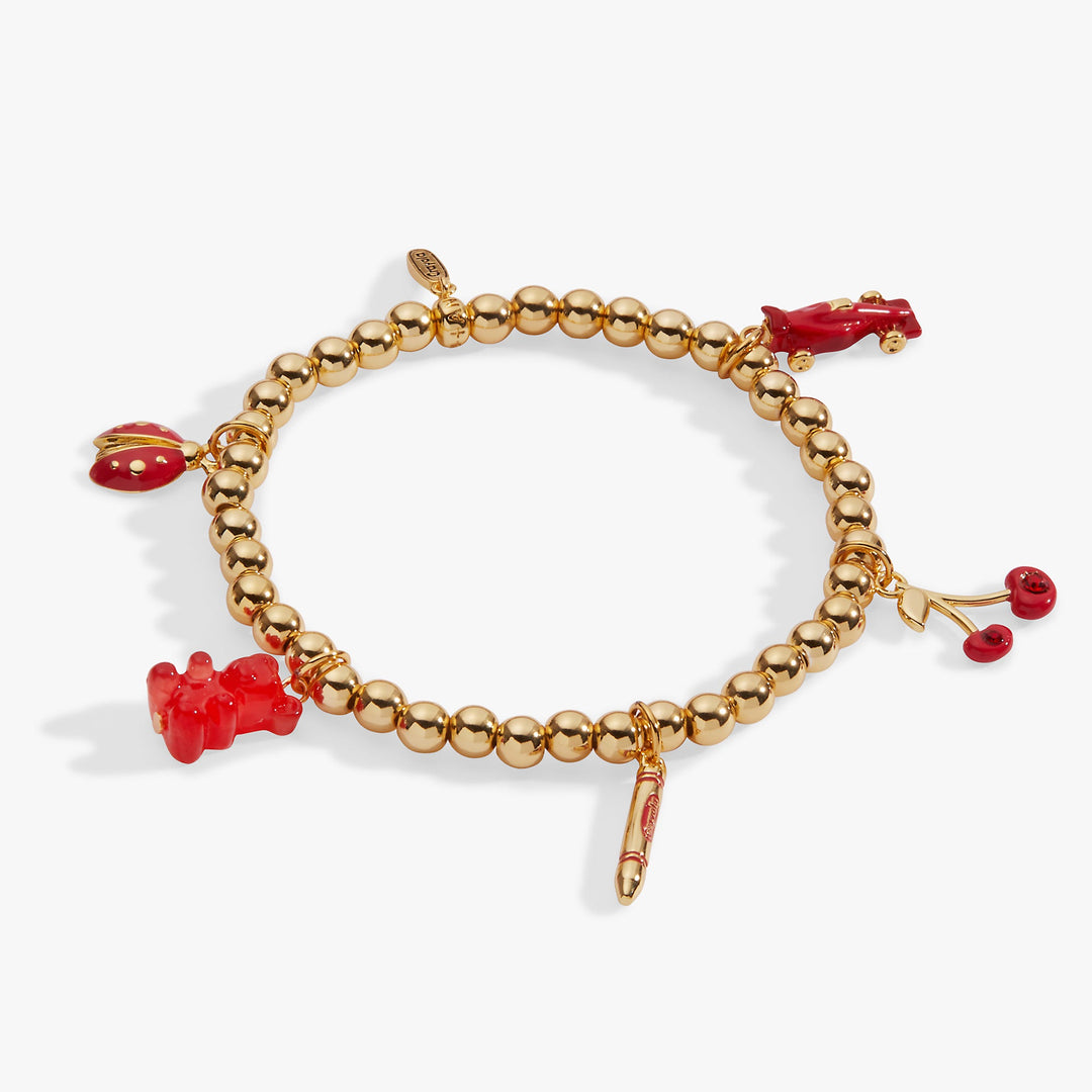 Crayola Scarlet Charm Stretch Bracelet