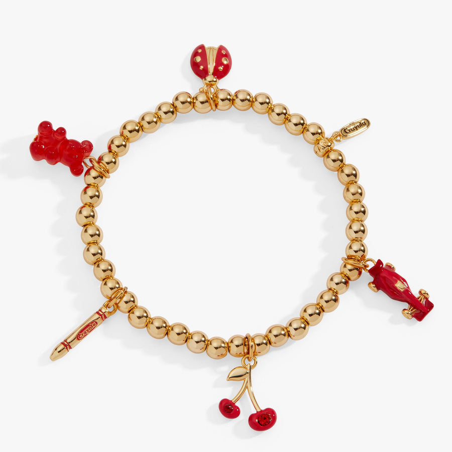 Crayola Scarlet Charm Stretch Bracelet