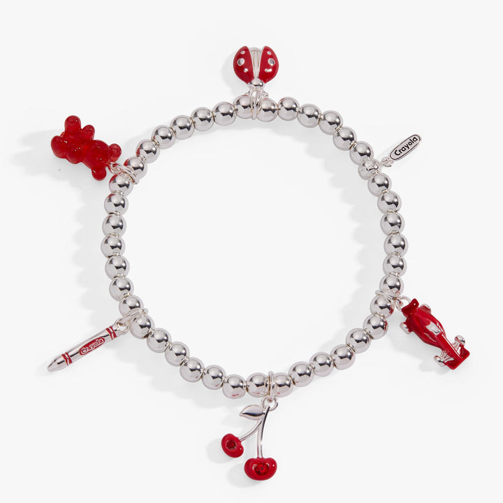Crayola Scarlet Charm Stretch Bracelet